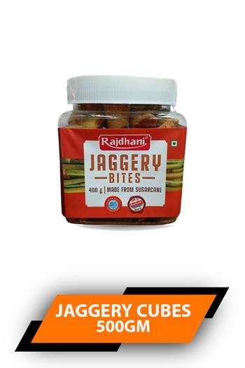 Farm Fresh Jaggery Cubes Jar 500gm